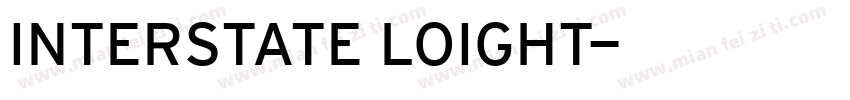 INTERSTATE LOIGHT字体转换